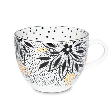 Sara Miller Artisanne Noir Mug, Lotus Sara Miller Artisanne Noir Mug, Lotus
